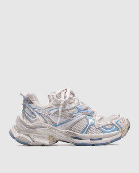 Balenciaga Белые кроссовки Runner 2.0 с винтажным эффектом 779064W3RXP