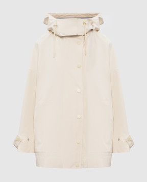 Max Mara Бежева куртка LABBRO з капюшоном LABBRO