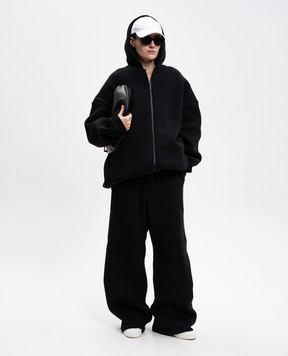 Fear of God Черная утепленная спортивная куртка с логотипом FG25FW12120FLC