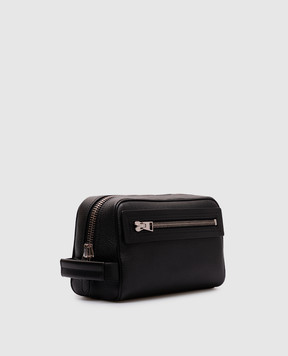 Tom Ford Черный кожаный несесер с логотипом Y0301LCL213S