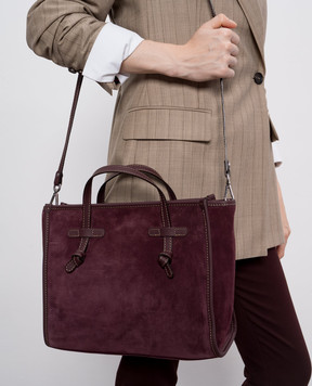 Gianni Chiarini Фіолетова замшева сумка-тоут Marcella BS9762CMPL
