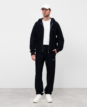 Givenchy Синяя спортивная куртка с логотипом BMJ0LB3YPY