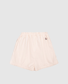 Moncler ENFANT Детские бежевые шорты с логотипом логотип логотип K19542B0001359866810