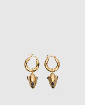 Shyla Золотые серьги с позолотой 22 карат. CRESSIDAEARRINGS