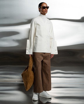 Bottega Veneta Коричневые брюки 779519V2T10