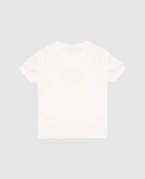 Dolce&Gabbana Детская белая футболка с логотипом DG L5JTPDG7O0X812+