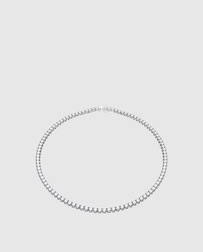 Swarovski Серебристые бусы Matrix Tennis с кристаллами 5681796