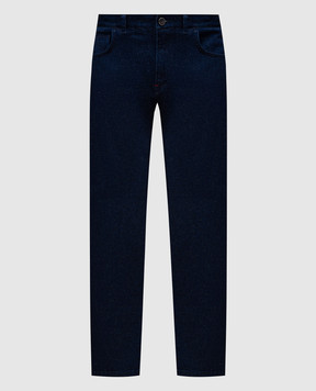 ISAIA Синие джинсы с логотип патч DCRZ02DJ134