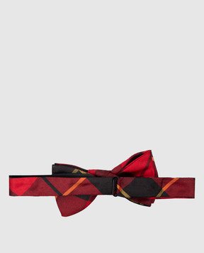 Ralph Lauren Червоний метелик із шовку в клітинку A66A1257