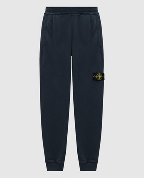 Stone Island Сині джогери з логотипом 811560920