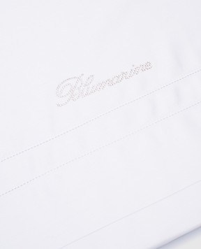 Blumarine Блакитний набір постільної білизни Orchid з кристалами Swarovski H0000210032