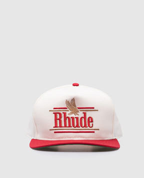 Rhude Біла кепка Rossa з вишивкою логотипа RHPS24HA13012131