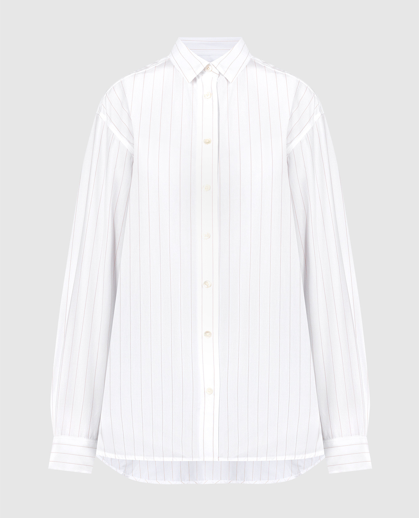 

Белая рубашка в полоску, Белый, Рубашки