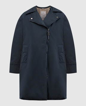 Brunello Cucinelli Синяя куртка с цепочкой мониль MB5749664P