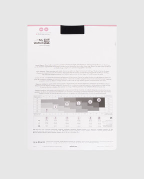 Wolford Чорні колготи Pure Energy 30 Den 18373