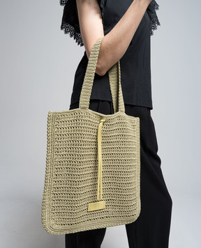 Gianni Chiarini Зелений ажурний шопер VICTORIA BS10790SMCRH
