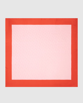 Valentino Розовый платок из шелка Toile Iconographe 4W2EI114EXK
