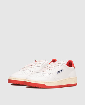 AUTRY Білі шкіряні кросівки MEDALIST Maison Kitsune AULWMK02