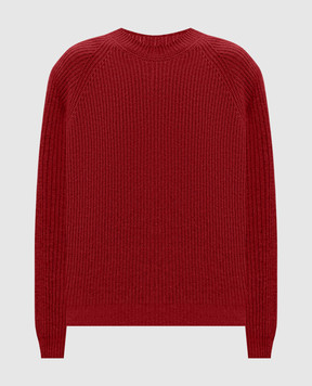 John Smedley Бордовий светр LYLLA з кашеміру і вовни LYLLA