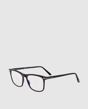 Tom Ford Чорні окуляри BLUE BLOCK з монограмою логотипа FT6038B