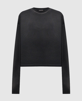 Ann Demeulemeester Серый лонгслив Nikita B0013505FA698