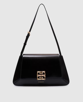 Givenchy Черная кожаная сумка с логотипом BB5112B27G