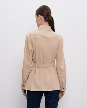 Max Mara Бежевий жакет PULVINO з вовни PULVINO