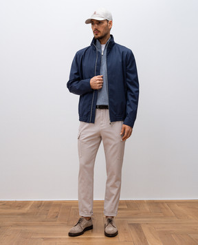 Brunello Cucinelli Синяя куртка из шерсти MM4506424