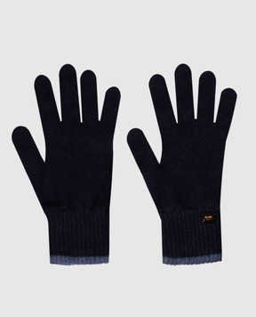 MooRER Синие перчатки EASTON из кашемира EASTONCWS