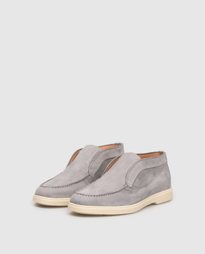 Santoni Сірі дезерти з нубука WUYA58458TISNPRX