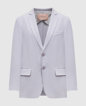 Twinset Фіолетовий жакет з льоном 251TP2760