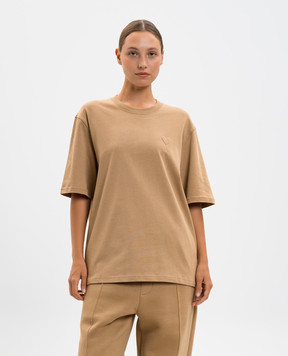 Ami Paris Коричневая футболка UTS357726