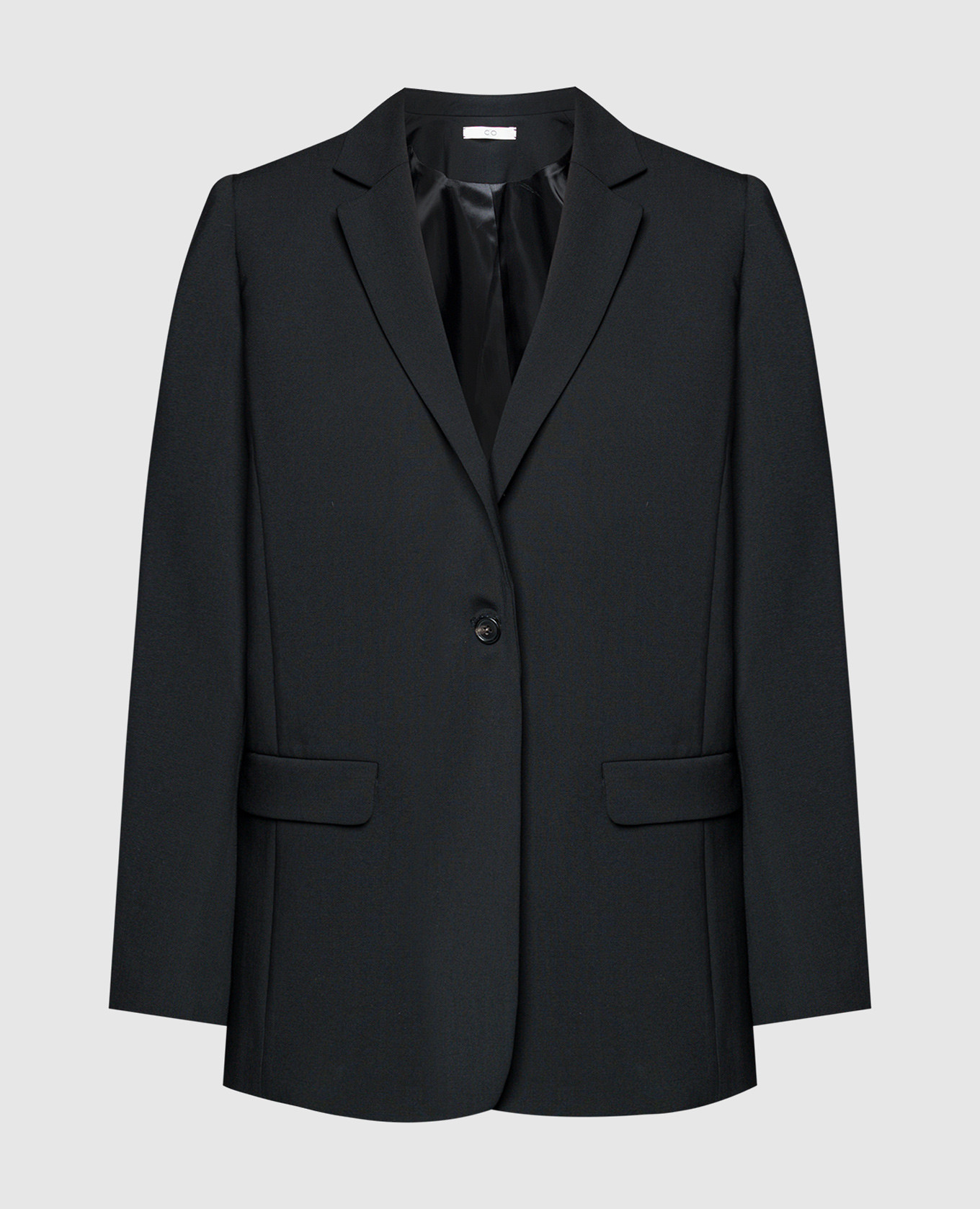 

Черный жакет из шерсти, Жакеты