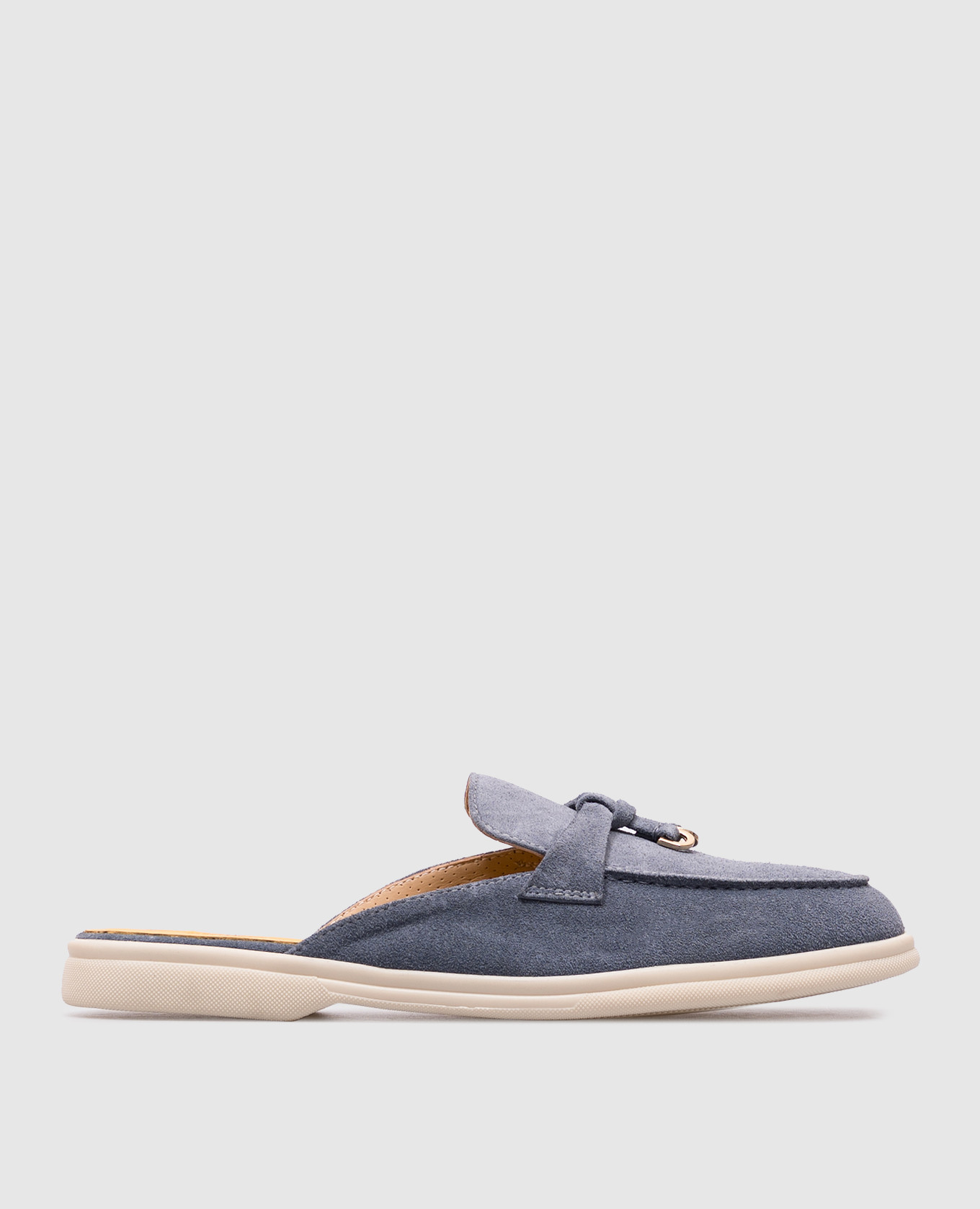 

Синие замшевые мюли, Синий, Мюли