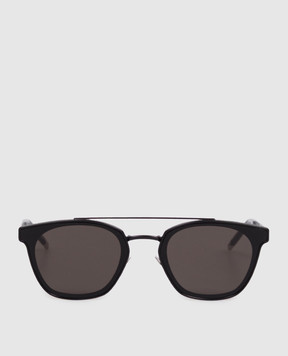 Saint Laurent Черные очки 28 с логотипом 508622Y9902