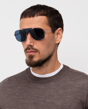Tom Ford Сріблясті сонцезахисні окуляри Tex FT1096