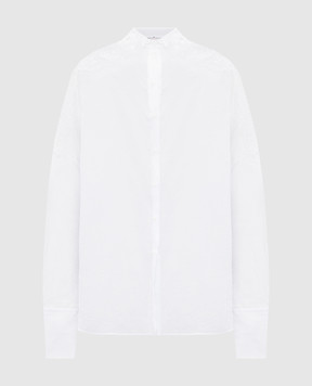 Ermanno Scervino Белая блуза из рамы с вышивкой D442K751TUG