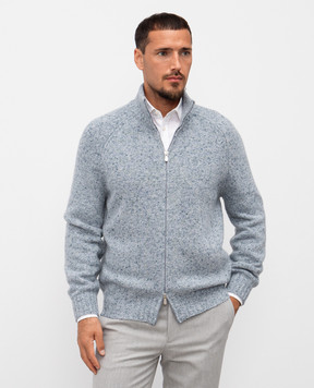 Brunello Cucinelli Голубой кардиган из кашемира MRN504906