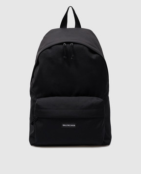 Balenciaga Чорний рюкзак Explorer з логотипом 5032212VZ37