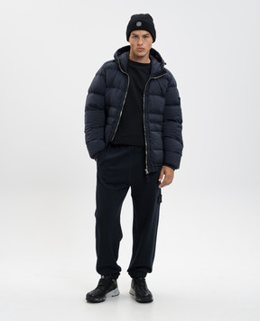 Stone Island Чорний лонгслів з нашивкою логотипа K2S152100024S0115