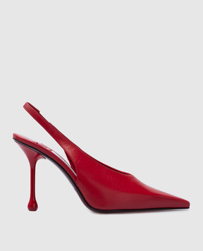 Jimmy Choo Красные кожаные слингбеки Isa ISA95CLF