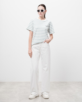 Max Mara Weekend Зелена футболка SATRAPO в смужку SATRAPO