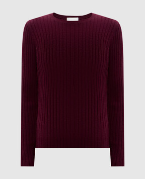 Allude Бордовий джемпер з кашеміру 25511142