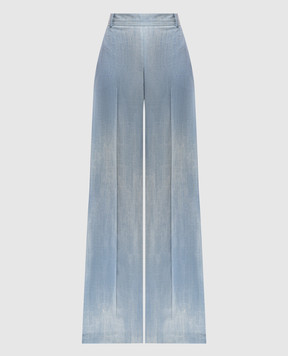 Ermanno Scervino Блакитні штани з ефектом деграде D466P308EMY