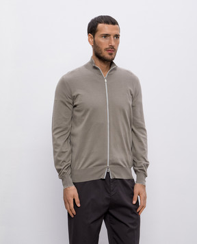 Brunello Cucinelli Кардиган цвета хаки M2900106
