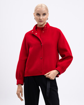 Twinset Красная куртка с шерстью 252TP2071