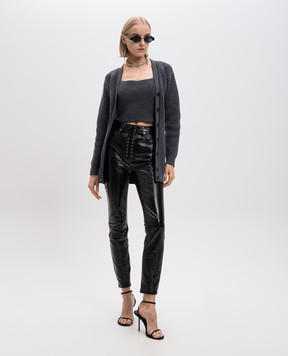 Alexander Wang Серый кардиган с шерстью 1KC4241004