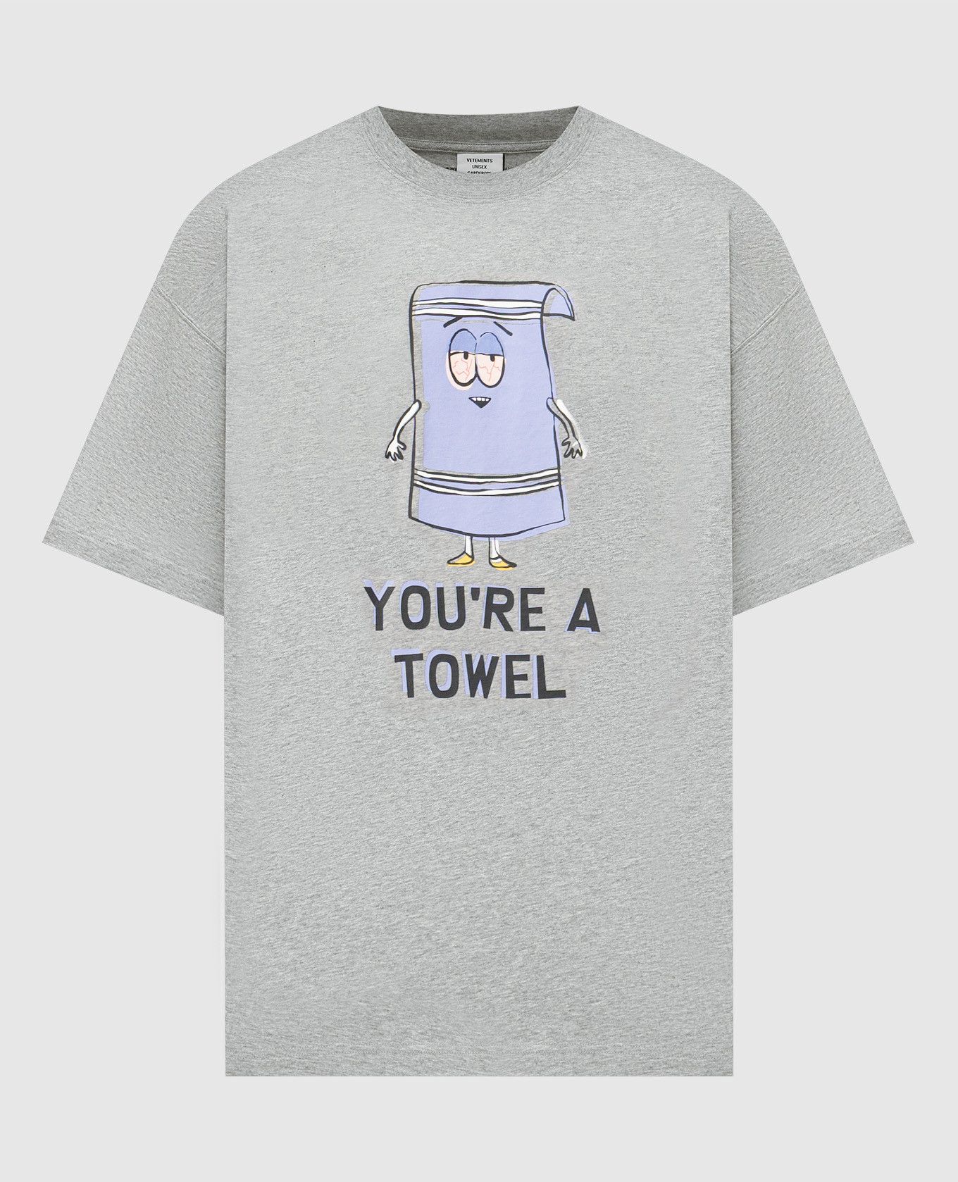 

Серая футболка с принтом "You're a Towel", Серый, Футболки
