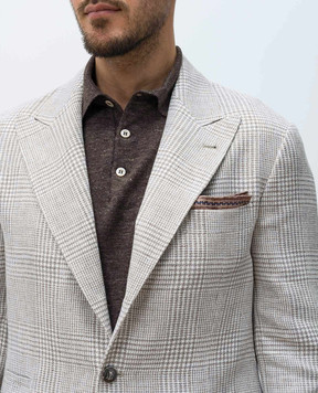 Brunello Cucinelli Двухсторонний платок-паше в геометрический принт MR8900091