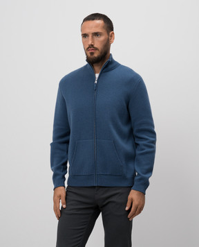 Allude Синий кардиган из шерсти и кашемира 24537611